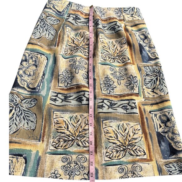 Toni Garment for CC Magic vintage 90s 2 piece Hawaiian skirt blazer suit sz 10 - Picture 8 of 13